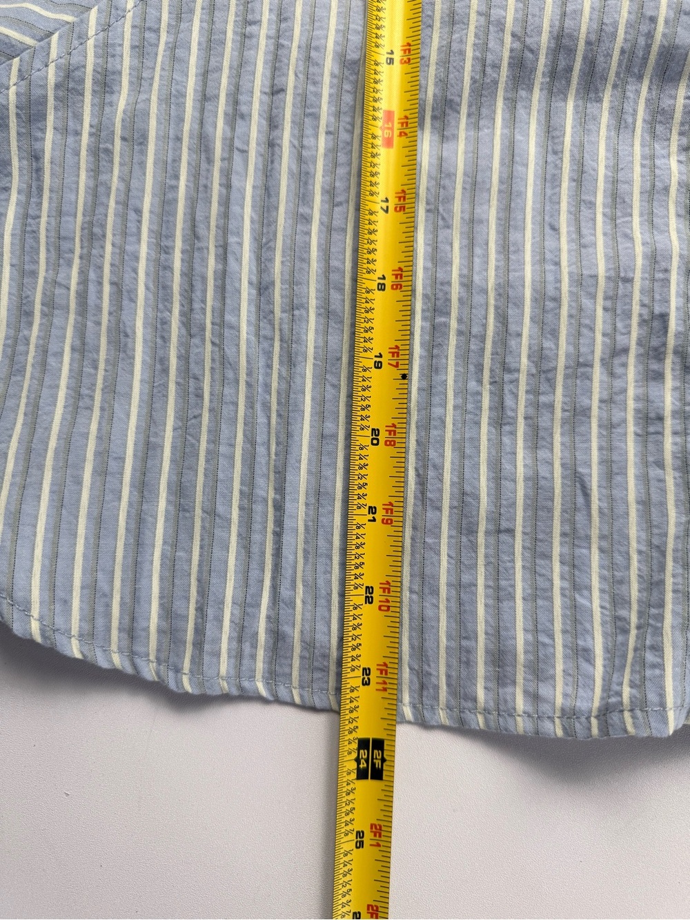 Max Studio London Stripe Dolman Sleeve Button Down Blouse M Coastal Chic - Picture 5 of 10
